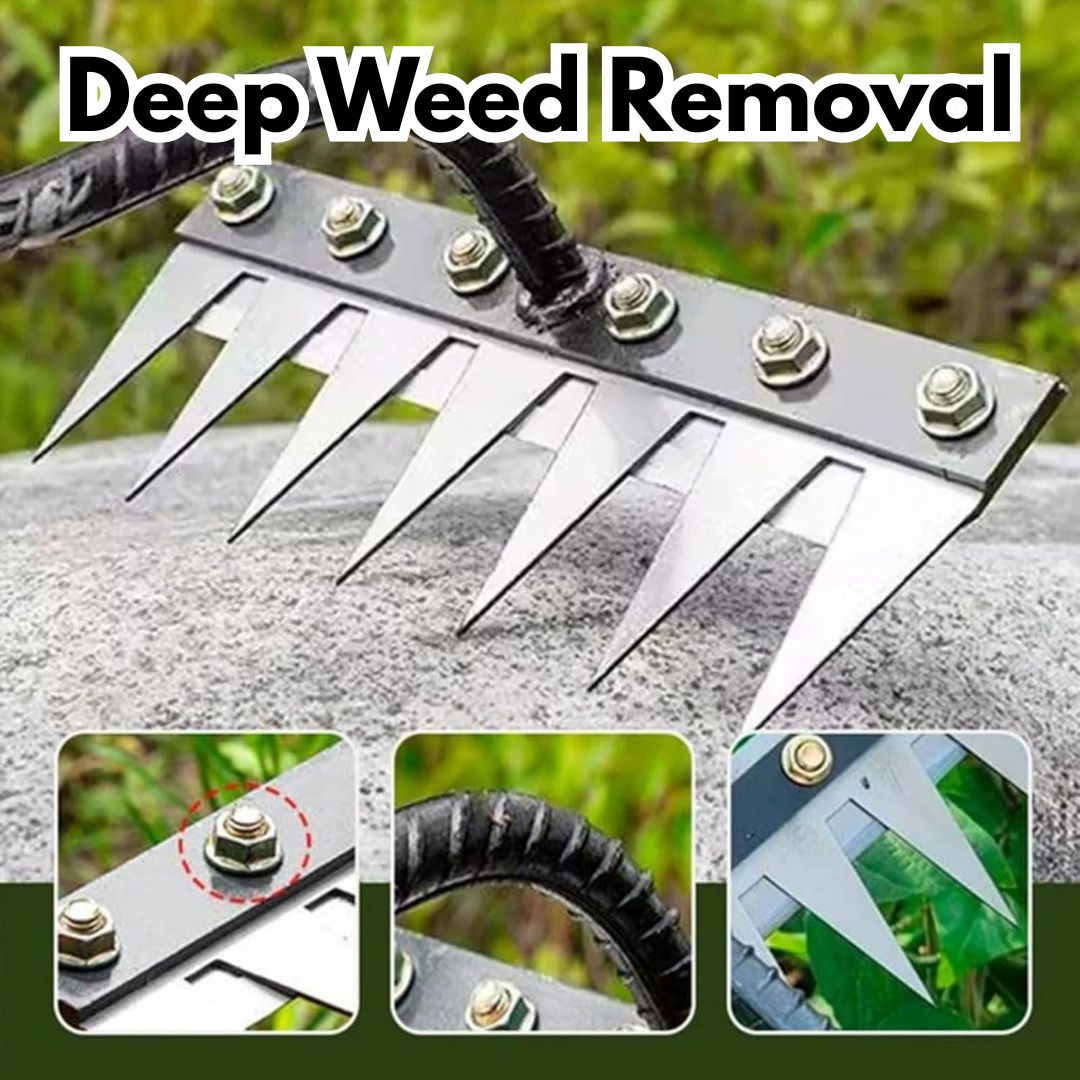 Carbon Steel Garden Weeding Rake