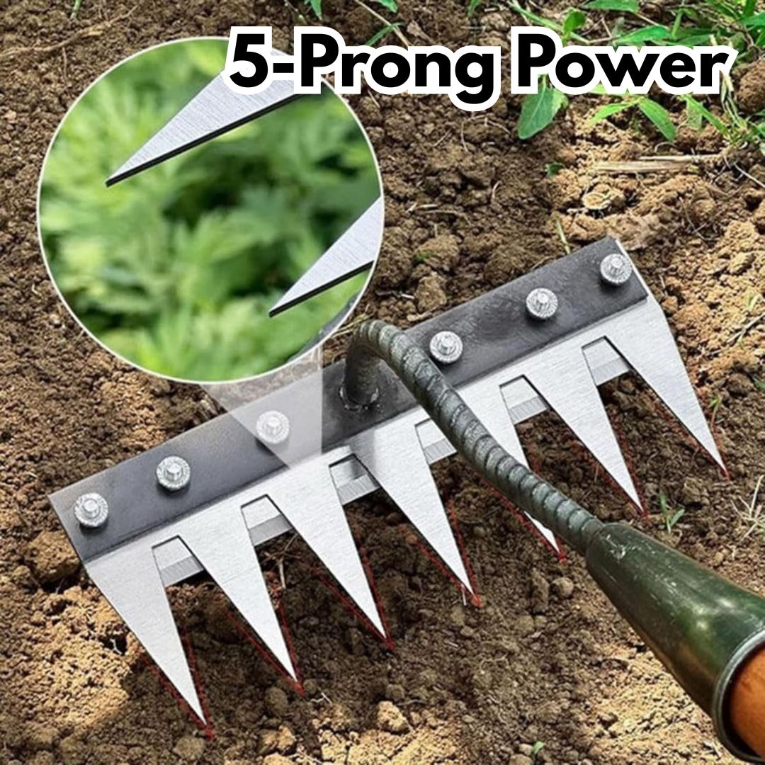 Carbon Steel Garden Weeding Rake