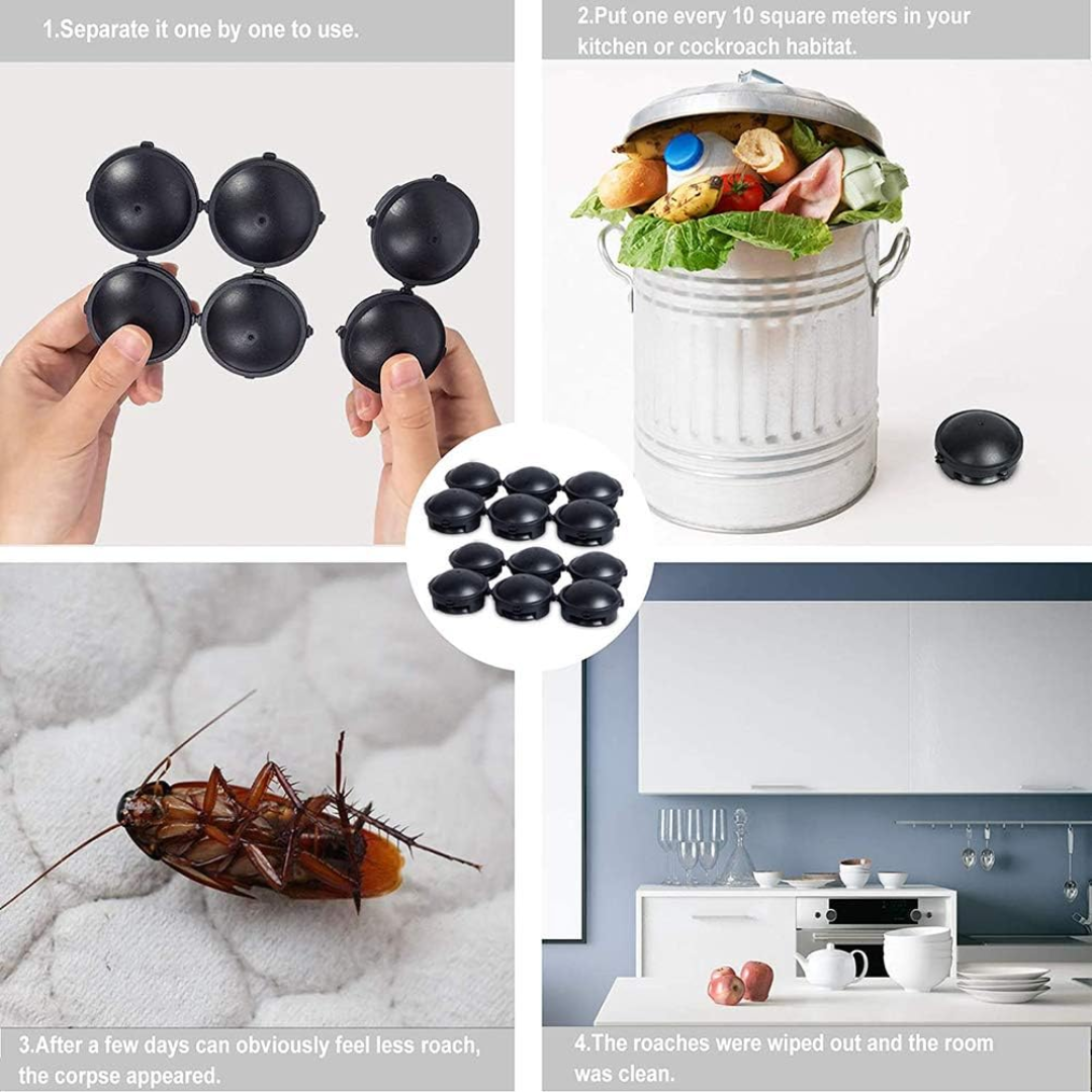 Naturalkart™ Cockroach Killer Pods | Buy 1 Get 3 Free! | 32 pcs