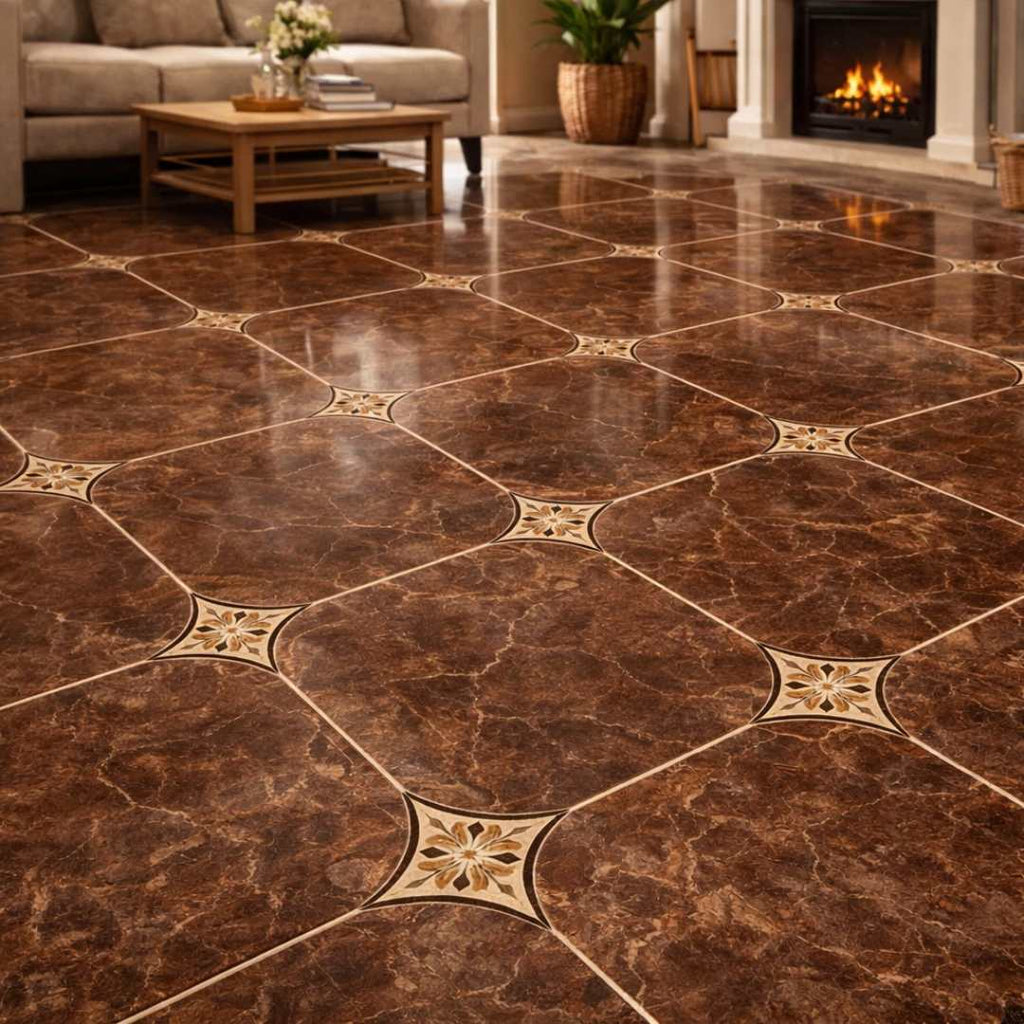 Self Adhesive PVC Diagonal Sticker Pack of 42