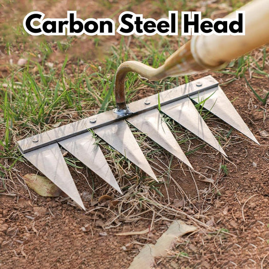 Carbon Steel Garden Weeding Rake