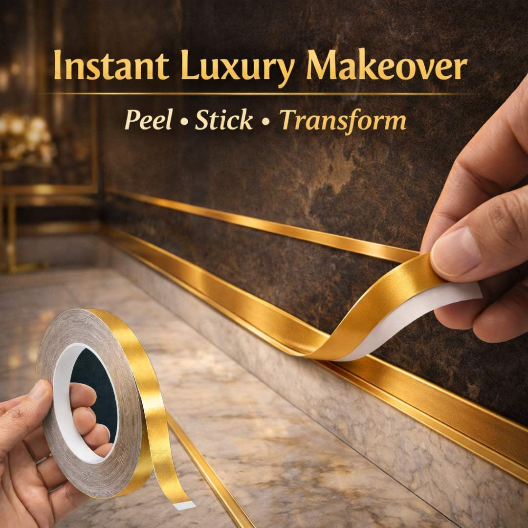 Self Adhesive Golden Decorative Border Tape