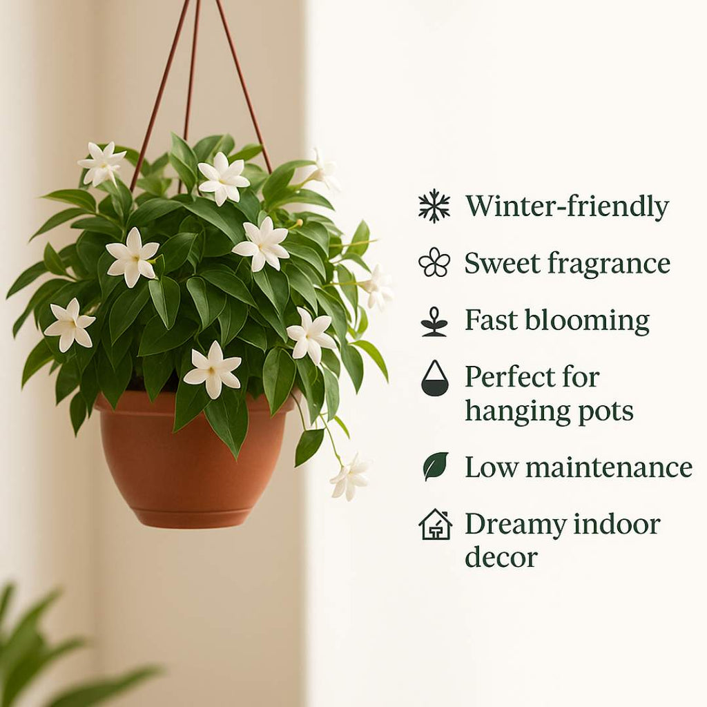 Winter-Friendly Hanging Jasmine — Dreamy Indoor Flower Seeds (Buy 1 Get 1 Free)