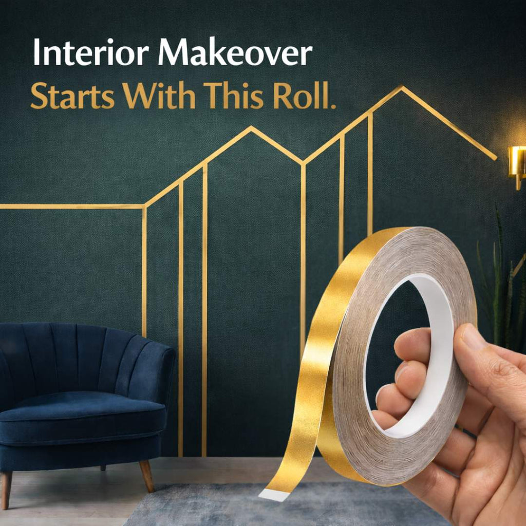 Self Adhesive Golden Decorative Border Tape